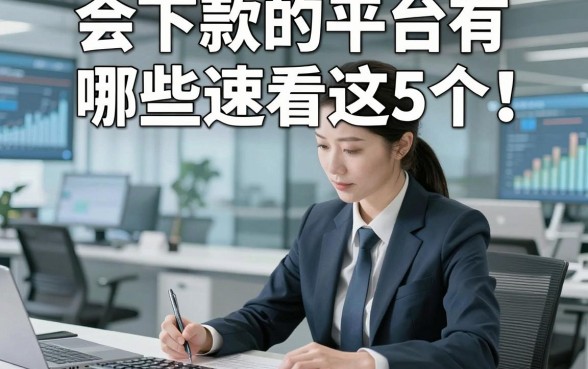 会下款的平台有哪些速看这5个！本篇为您细致聚合！