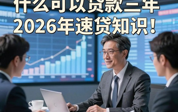 什么可以贷款三年2026年速贷知识！务必关注这5个侧重审核高效的网贷平台