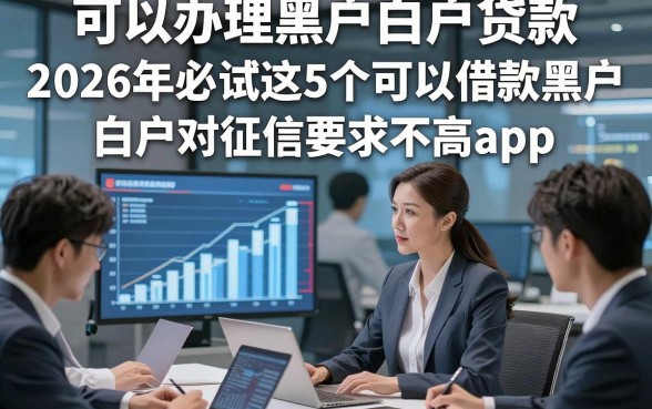 可以办理黑户白户贷款,2026年必试这5个可以借款黑户白户对征信要求不高app
