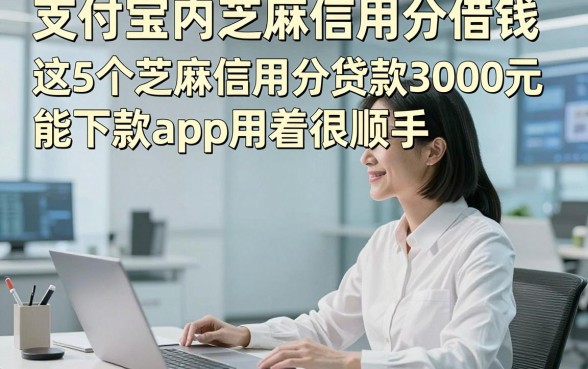 支付宝内芝麻信用分借钱，这5个芝麻信用分贷款3000元能下款app用着很顺手