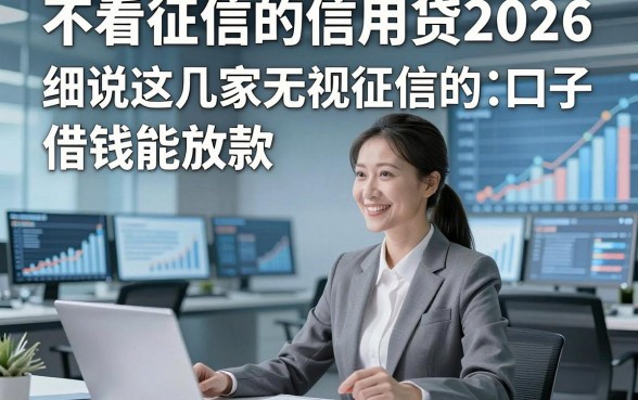 不看征信的信用贷2026，专业细说这几家无视征信的借钱能放款口子
