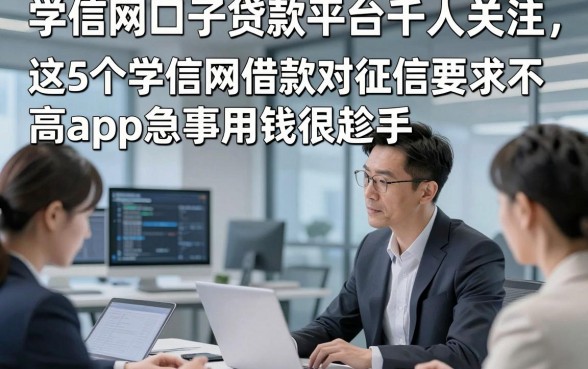 学信网口子贷款平台千人关注，这5个学信网借款对征信要求不高app急事用钱很趁手