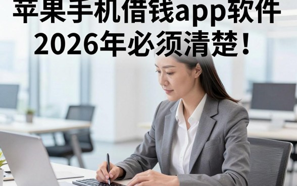 苹果手机借钱app软件2026年必须清楚！本文为您详细揭露！