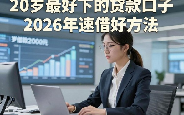20岁最好下的贷款口子2026年速借好方法，这五个20岁借款20000元对资质要求不高口子值得你信赖