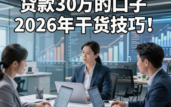 贷款30万的口子2026年干货技巧！为您分析5家满足普通用户周转的借款平台