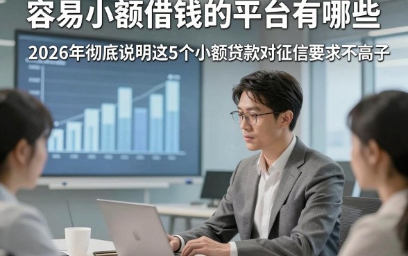容易小额借钱的平台有哪些，2026年彻底说明这5个小额贷款对征信要求不高口子