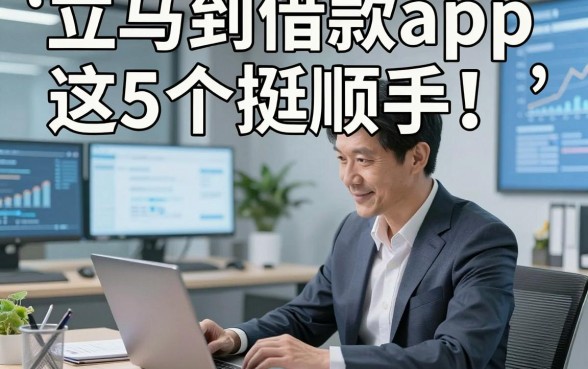 立马到借款app这5个挺顺手！本篇为您全面剖析！