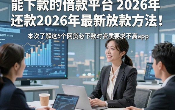 能下款的借款平台2026年还款2026年最新放款方法！本次了解这5个网贷必下款对资质要求不高app