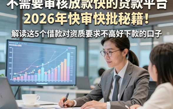 不需要审核放款快的贷款平台2026年快审快批秘籍！解读这5个借款对资质要求不高好下款的口子