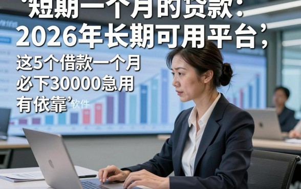 短期一个月的贷款2026年长期可用平台，这5个借款一个月30000必下软件急用有依靠