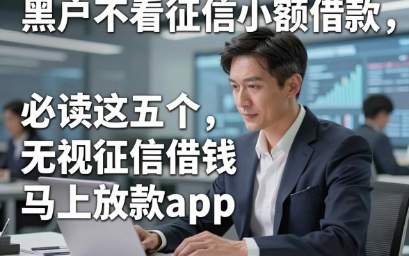 黑户不看征信小额借款，必读这五个无视征信借钱马上放款app