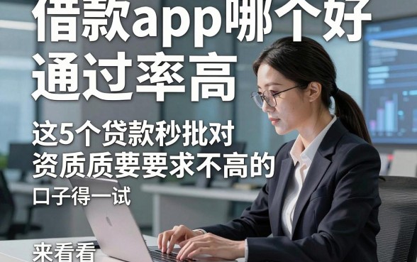 借款app哪个好通过率高，这5个贷款秒批对资质要求不高的口子值得一试来看看