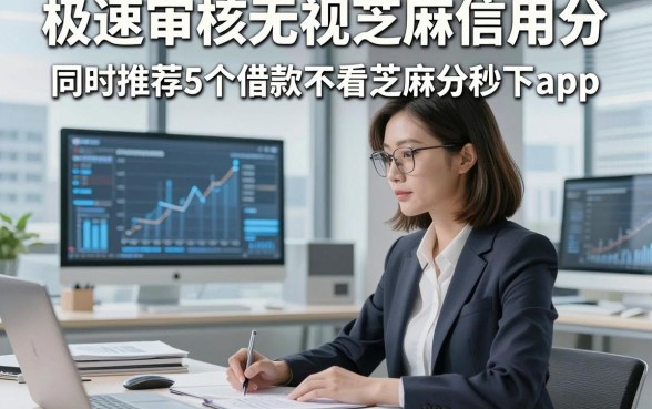 极速审核无视芝麻信用分，同时推荐5个借款不看芝麻分秒下app