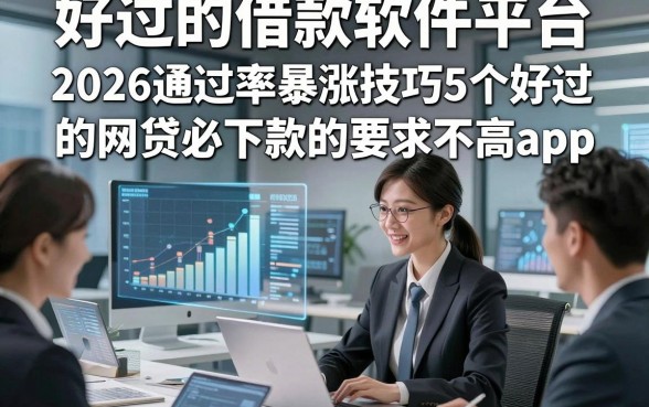 好过的借款软件平台，2026通过率暴涨技巧5个好过的网贷必下款的要求不高app