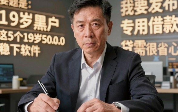 19岁黑户专用借款，这5个19岁黑户贷款5000稳下软件急需很省心