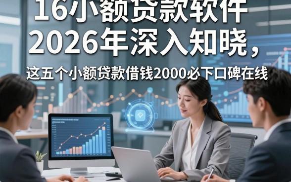16小额贷款软件2026年深入知晓，这五个小额贷款借钱2000必下app口碑在线