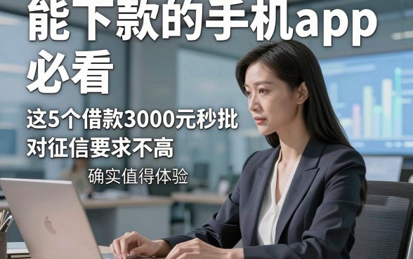 能下款的手机app，必看​这5个借款3000元秒批 对征信要求不高 的app确实值得体验