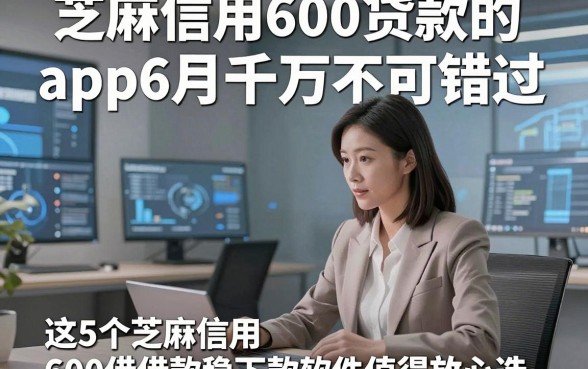 芝麻信用600贷款的app6月千万不可错过，这5个芝麻信用600借款稳下款软件值得放心选