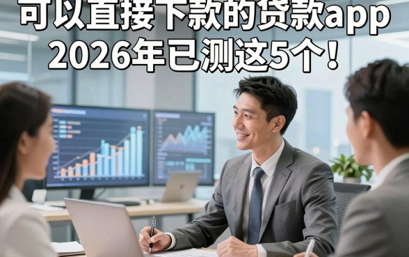 可以直接下款的贷款app2026年已测这5个！本文为您深入揭示！