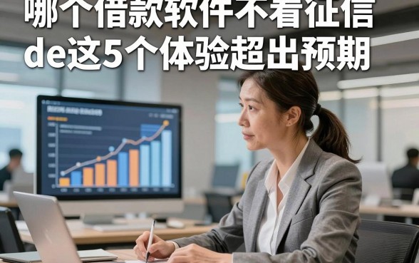 哪个借款软件不看征信de这5个体验超出预期，本篇为您详细推荐！