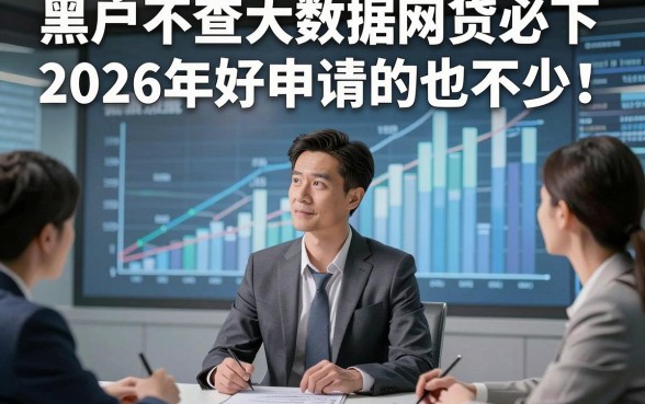 黑户不查大数据网贷必下2026年好申请的也不少！，本文隆重点评​这五个借钱平台！