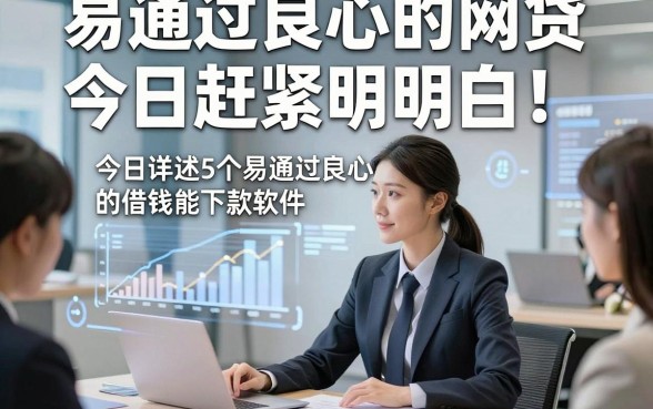 易通过良心的网贷今日赶紧明白！今日详述5个易通过良心的借钱能下款软件