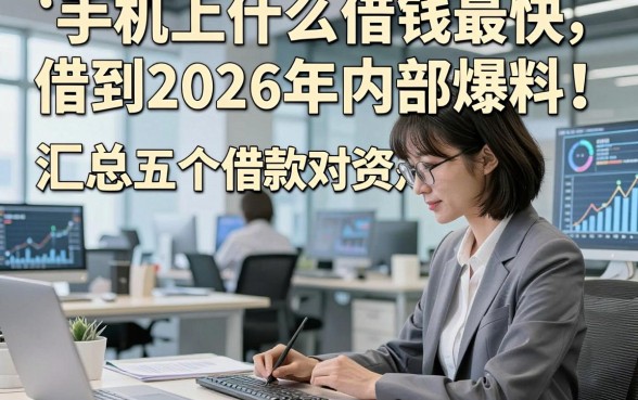 手机上什么借钱最快借到2026年内部爆料！汇总五个借款对资质要求不高软件