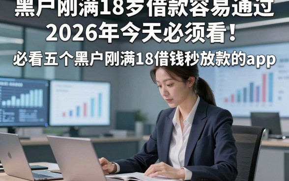 黑户刚满18岁借款容易通过2026年今天必须看！必看五个黑户刚满18借钱秒放款的app