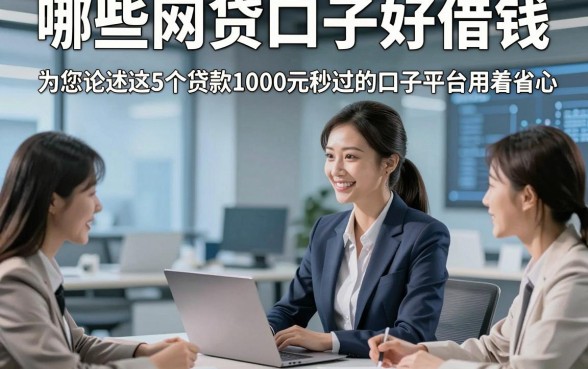 哪些网贷口子好借钱，为您论述这5个贷款1000元秒过的口子平台用着省心