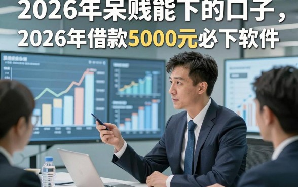 2026年呆账能下的口子，顺便展示5个2026年借款5000元必下软件