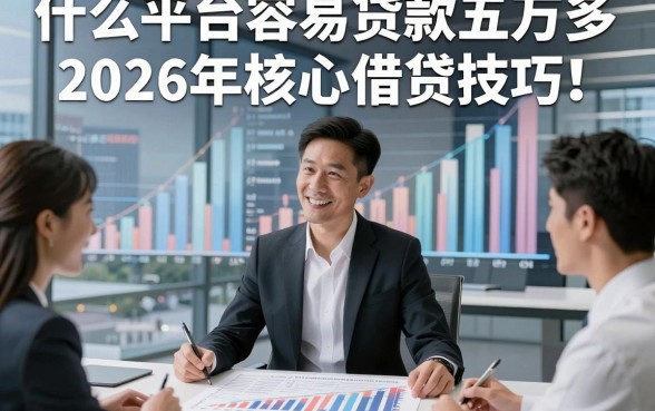 什么平台容易贷款五万多2026年核心借贷技巧！顺便筛选5个借款五万多无视征信的app