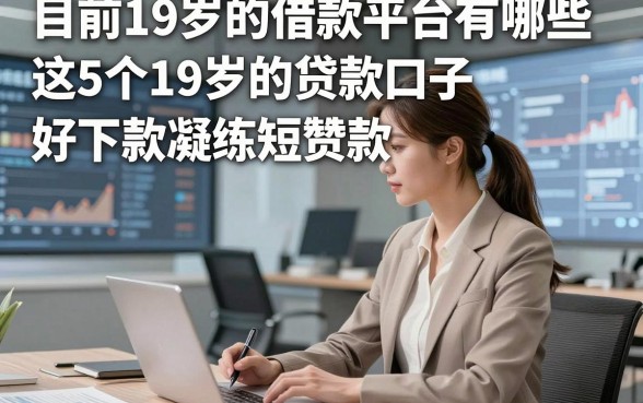 目前19岁的借款平台有哪些，这5个19岁的贷款口子好下款凝练短赞款