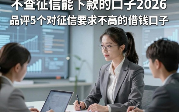 不查征信能下款的口子2026，品评5个对征信要求不高的借钱口子