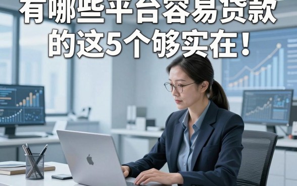 有哪些平台容易贷款的这5个够实在！本篇为您细致总结！