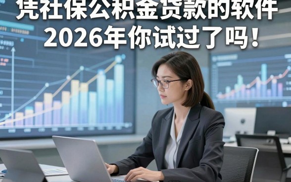 凭社保公积金贷款的软件2026年你试过了吗！本篇为您深度归档！