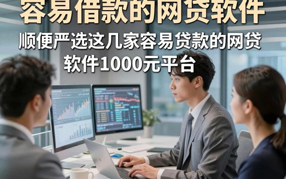 容易借款的网贷软件，顺便严选这几家容易贷款的网贷软件1000元平台