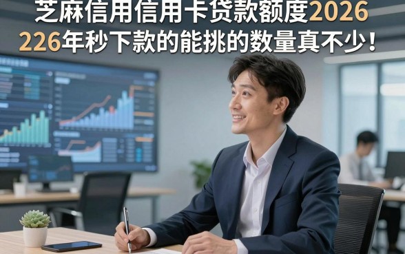 芝麻信用信用卡贷款额度2026年秒下款的能挑的数量真不少！，本文为您全面聚焦这5个黑户借款平台！