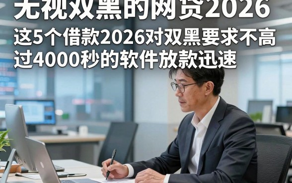 无视双黑的网贷2026，这5个借款2026对双黑要求不高过4000秒的软件放款迅速