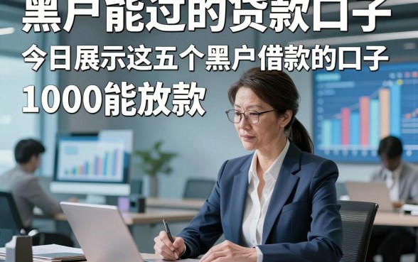 黑户能过的贷款口子，今日展示这五个黑户借款的口子1000能放款