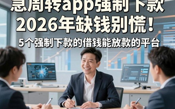 急周转app强制下款2026年缺钱别慌！讲说​5个强制下款的借钱能放款的平台