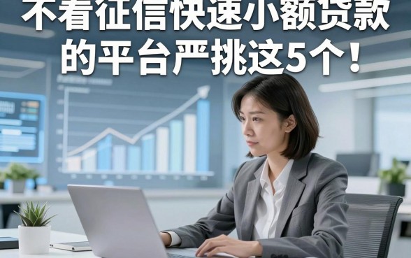 不看征信快速小额贷款的平台严挑这5个！本文为您全面汇集！