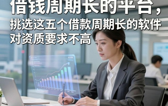 借钱周期长的平台，挑选这五个借款周期长的软件对资质要求不高
