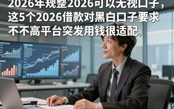 2026年规整2026可以无视黑白口子，这5个2026借款对黑白口子要求不高平台突发用钱很适配