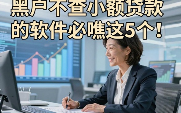 黑户不查小额贷款的软件必瞧这5个！本篇为您精心揭秘！