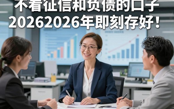 不看征信和负债的口子20262026年即刻存好！顺便甄选五个借款对征信负债要求不高秒放款的平台