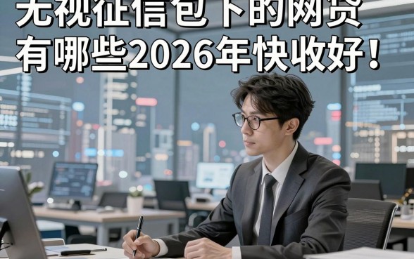 无视征信包下的网贷有哪些2026年快收好！评析这五个3000无视黑白