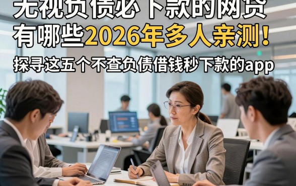 无视负债必下款的网贷有哪些2026年多人亲测！探寻​这五个不查负债借钱秒下款的app