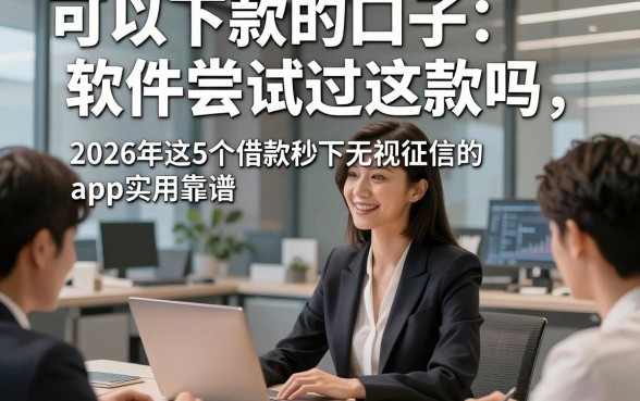 可以下款的口子软件尝试过这款吗，2026年这5个借款秒下无视征信的app实用靠谱