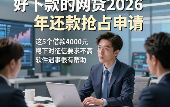 好下款的网贷2026年还款抢占申请，这5个借款4000元稳下对征信要求不高软件遇事很有帮助