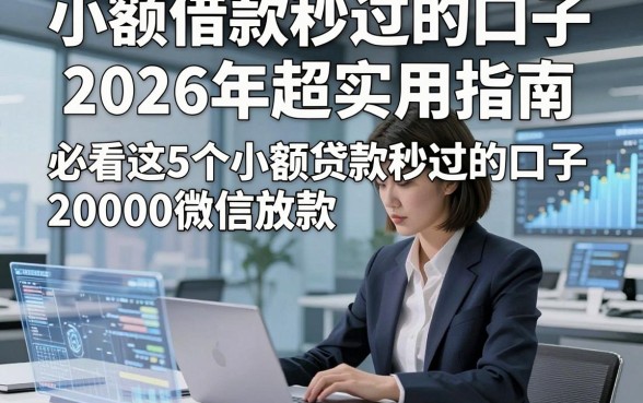 小额借款秒过的口子2026年超实用指南，必看这5个小额贷款秒过的口子20000微信放款